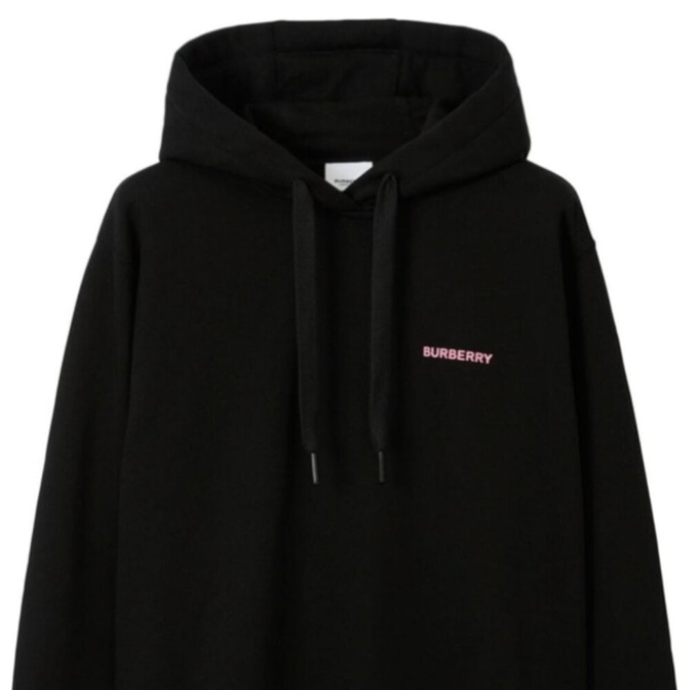 Burberry Logo Cotton Hoodie